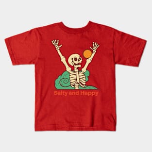 Salty and happy Kids T-Shirt